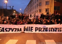 Blokada marszu nacjonalistów w 2010 r.