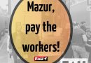 Solidarność ze strajkującymi kierowcami ciężarówek – Mazur, zapłać pracownikom!