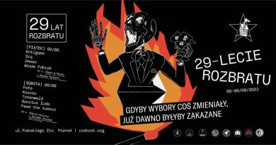 8-10 wrzesień, Poznań – XXIX lecie Rozbratu